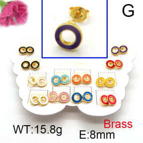 Fashion Brass Earrings  F6E301133vhmv-K01