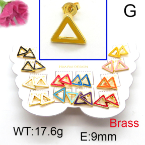 Fashion Brass Earrings  F6E301142vhmv-K01
