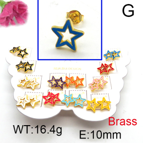 Fashion Brass Earrings  F6E301143vhmv-K01
