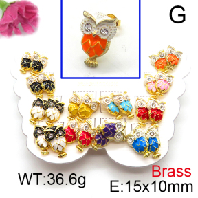 Fashion Brass Earrings  F6E301156vhmv-K01
