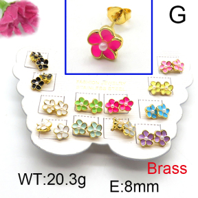 Fashion Brass Earrings  F6E301172vhmv-K01