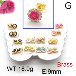 Fashion Brass Earrings  F6E301178vhmv-K01