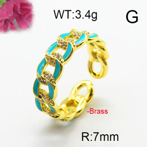 Fashion Brass Ring  F6R300028bhia-J40