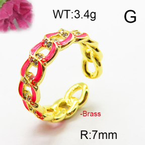 Fashion Brass Ring  F6R300030bhia-J40