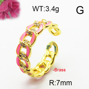 Fashion Brass Ring  F6R300031bhia-J40