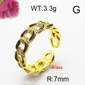 Fashion Brass Ring  F6R300032bhia-J40