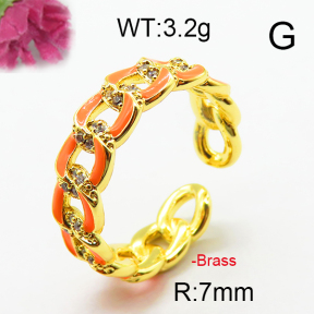 Fashion Brass Ring  F6R300037bhia-J40