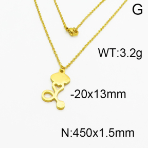 SS Necklace  5N2000210aajl-698