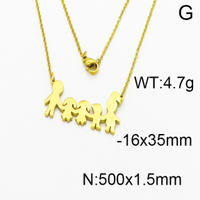 SS Necklace  5N2000215aajl-698