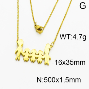 SS Necklace  5N2000218aajl-698