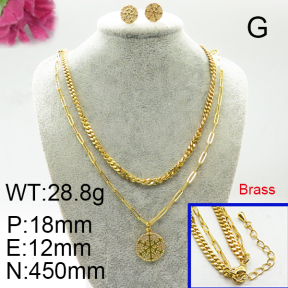 Fashion Brass Sets  F6S002770vihb-J22