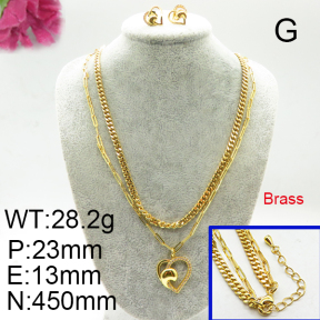 Fashion Brass Sets  F6S002774vihb-J22