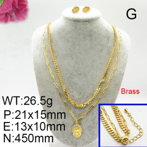 Fashion Brass Sets  F6S002780vihb-J22