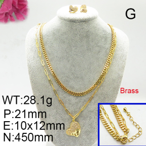 Fashion Brass Sets  F6S002784vihb-J22