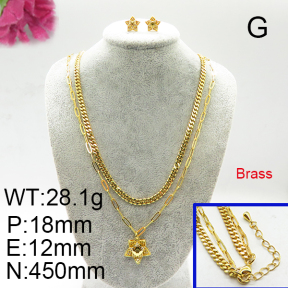 Fashion Brass Sets  F6S002788vihb-J22