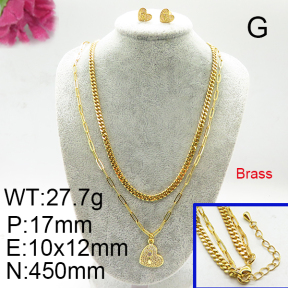 Fashion Brass Sets  F6S002794vihb-J22