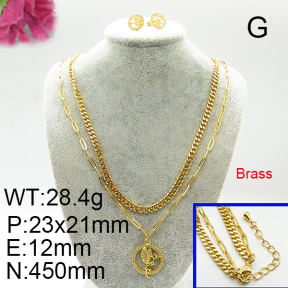 Fashion Brass Sets  F6S002798vihb-J22