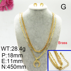 Fashion Brass Sets  F6S002800vihb-J22