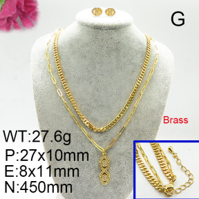 Fashion Brass Sets  F6S002804vihb-J22