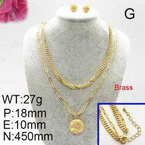 Fashion Brass Sets  F6S002808vihb-J22