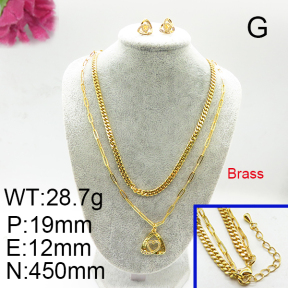 Fashion Brass Sets  F6S002814vihb-J22