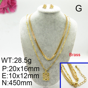 Fashion Brass Sets  F6S002822vihb-J22