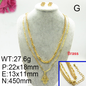 Fashion Brass Sets  F6S002826vihb-J22