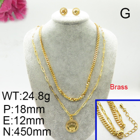 Fashion Brass Sets  F6S002828vihb-J22