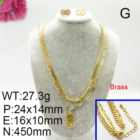 Fashion Brass Sets  F6S002830vihb-J22