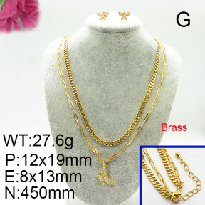 Fashion Brass Sets  F6S002832vihb-J22