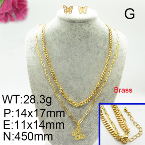 Fashion Brass Sets  F6S002834vihb-J22