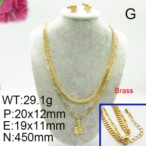 Fashion Brass Sets  F6S002836vihb-J22