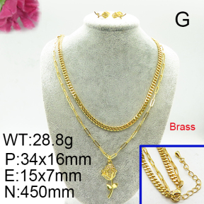 Fashion Brass Sets  F6S002838vihb-J22