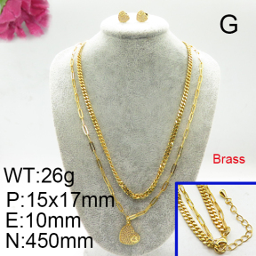 Fashion Brass Sets  F6S002840vihb-J22