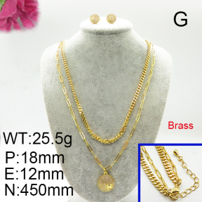 Fashion Brass Sets  F6S002842vihb-J22