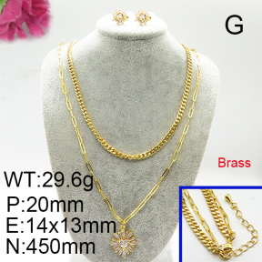 Fashion Brass Sets  F6S002844vihb-J22