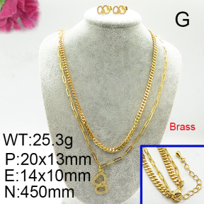 Fashion Brass Sets  F6S002850vihb-J22