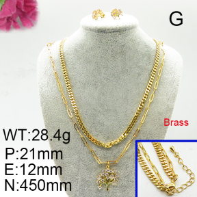 Fashion Brass Sets  F6S002852vihb-J22