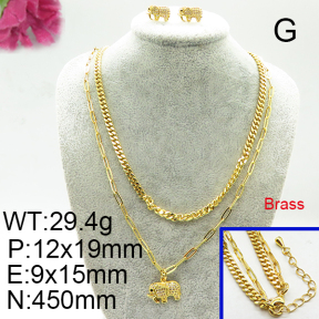 Fashion Brass Sets  F6S002854vihb-J22