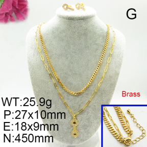 Fashion Brass Sets  F6S002858vihb-J22