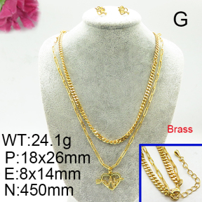 Fashion Brass Sets  F6S002864vihb-J22