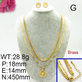 Fashion Brass Sets  F6S002866vihb-J22