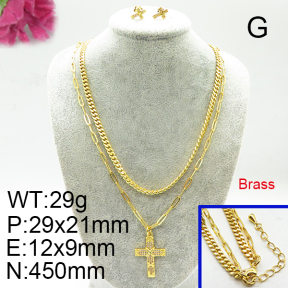 Fashion Brass Sets  F6S002868vihb-J22