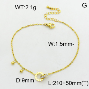 SS Bracelet  3B4002576vbnb-669