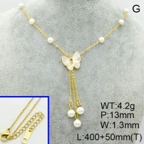 SS Necklace  3N3000915bhbl-669