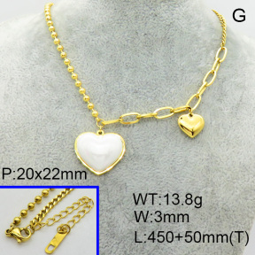 SS Necklace  3N3000919bhva-669