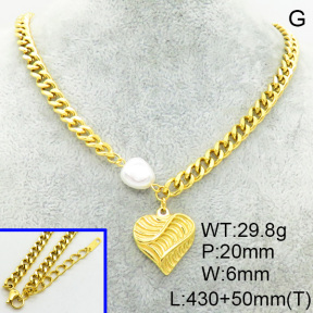 SS Necklace  3N3000920vbpb-669