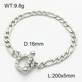 SS Bracelet  3B2003075vbpb-G027
