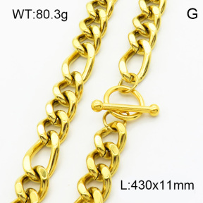 SS Necklace  3N2002340vhnv-G027