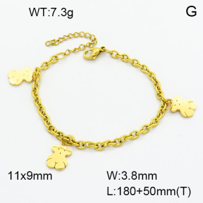 SS Bear Bracelets  TB3001578vhhl-908